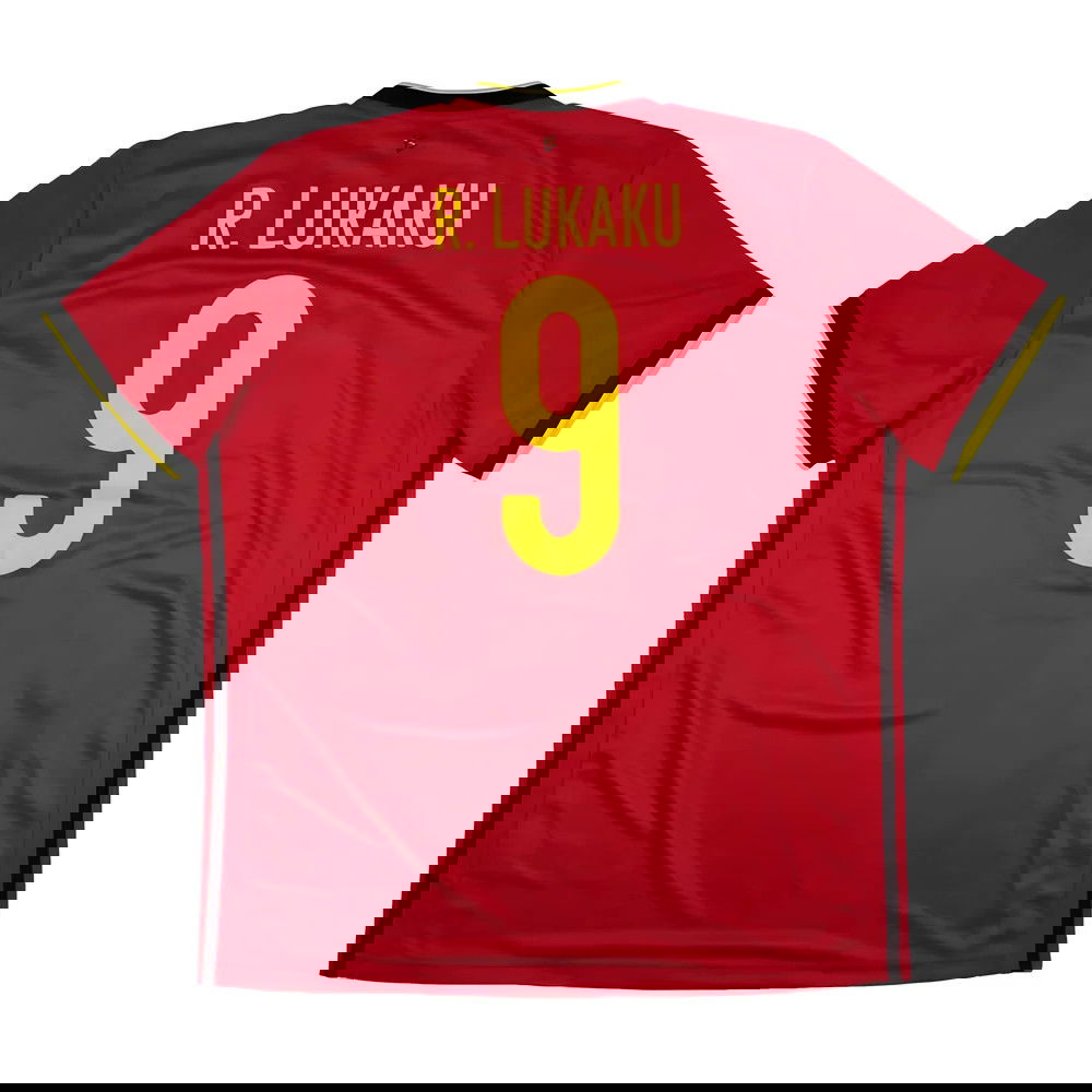 Belgium 2020-22 Home Shirt (XL) Lukaku #9 (Excellent)