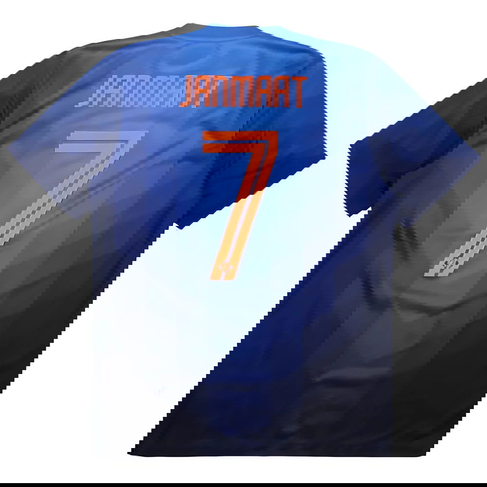 Holland 2014-15 Away Shirt (Janmaat #7) (M) (Excellent)