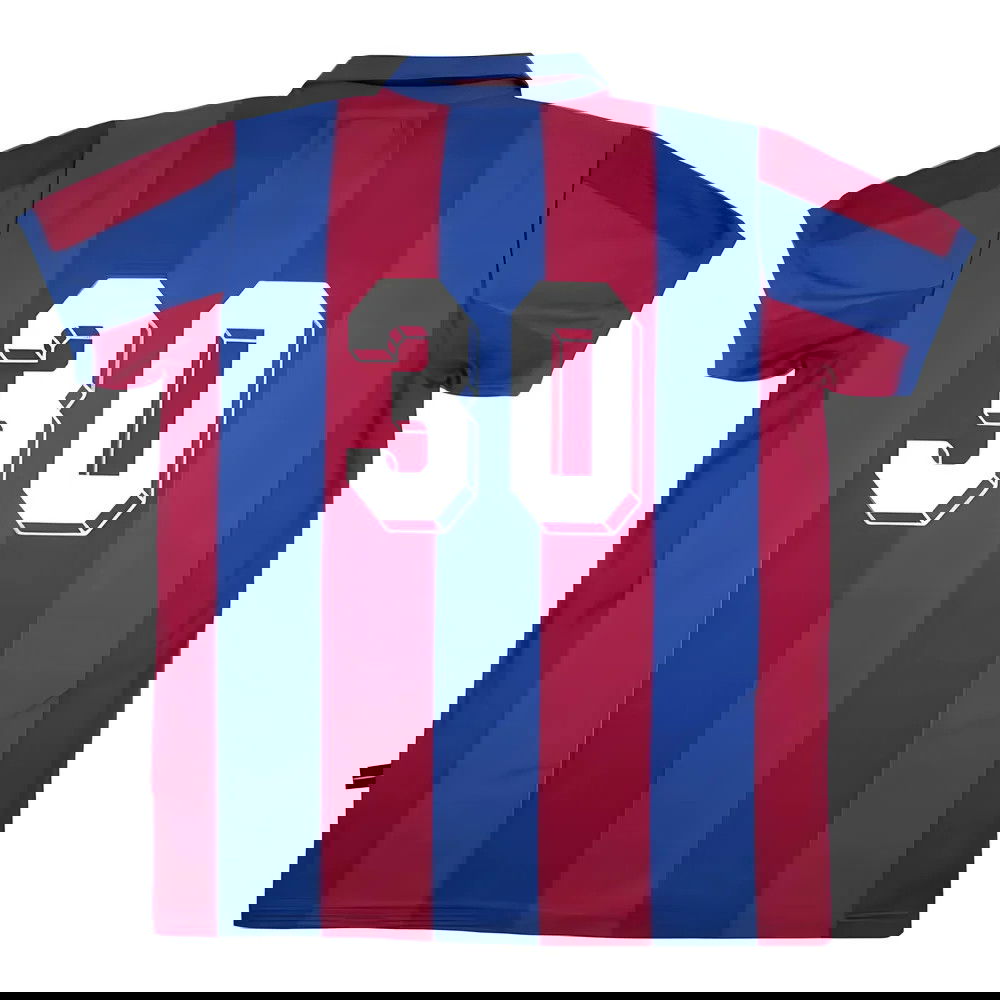 Barcelona 1982 Retro Home Shirt (XL) #30 (Excellent)
