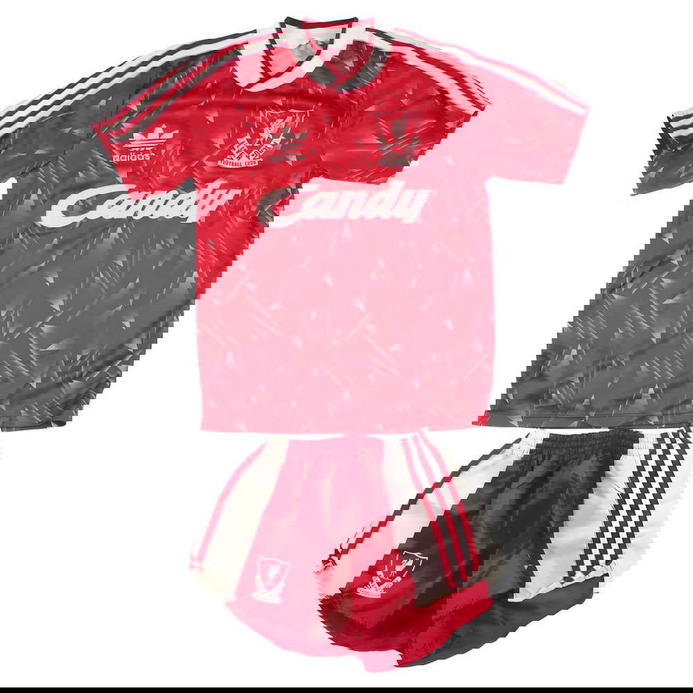 Liverpool 1989-1991 Home Shirt with Shorts (S.Boys) (Excellent)