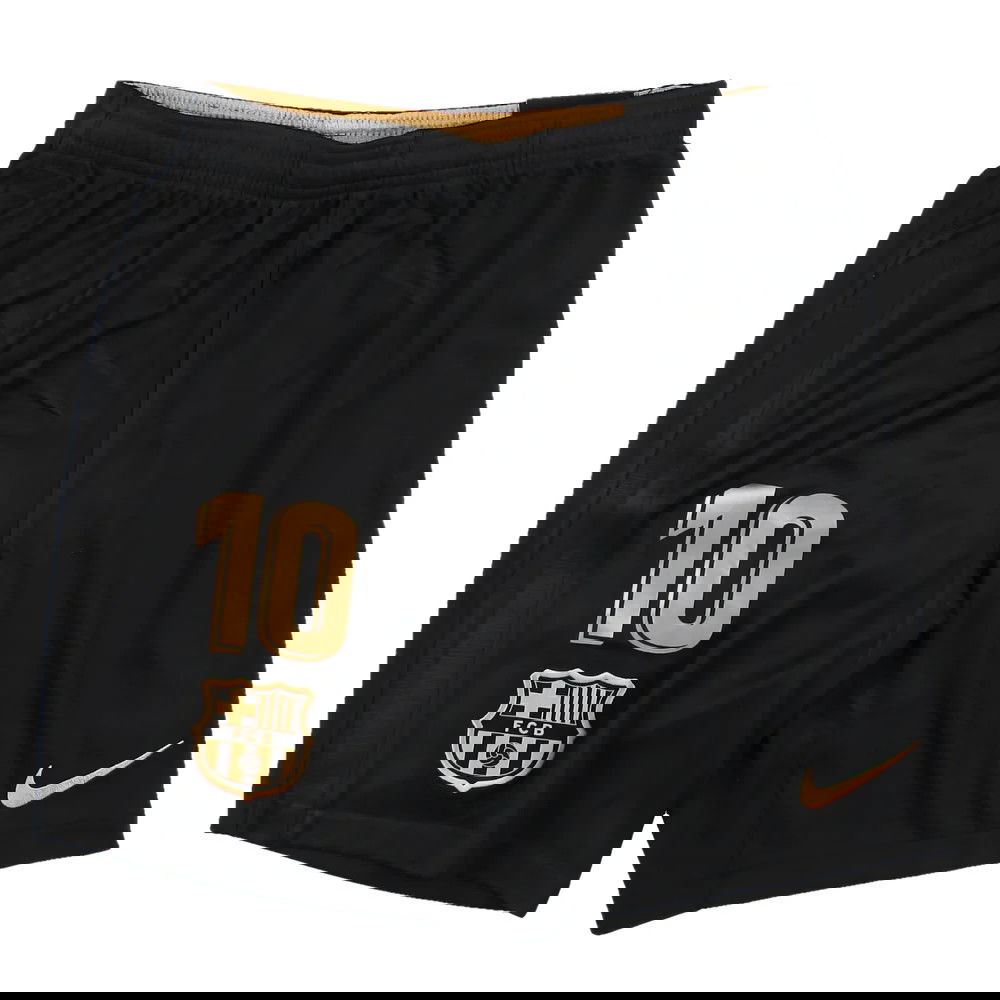 Barcelona 2020-21 Away Shorts (MB) #10 Messi (BNWT)