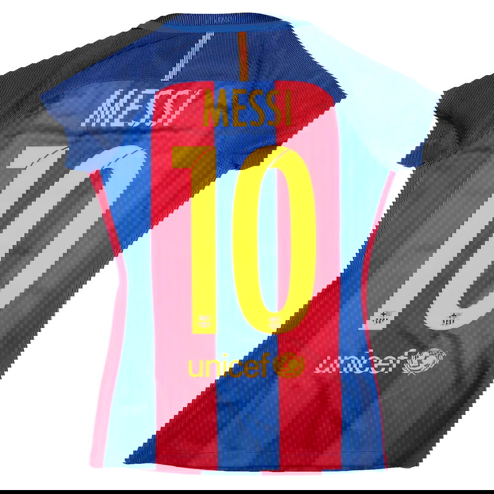 Barcelona 2016-17 Home Shirt (BNWT) (Womens XS) Messi #10 (BNWT)