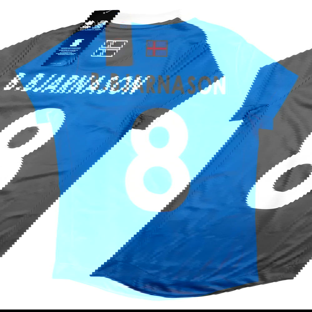 Iceland 2016-17 Home Shirt (MB) B.Bjarnason (Excellent)