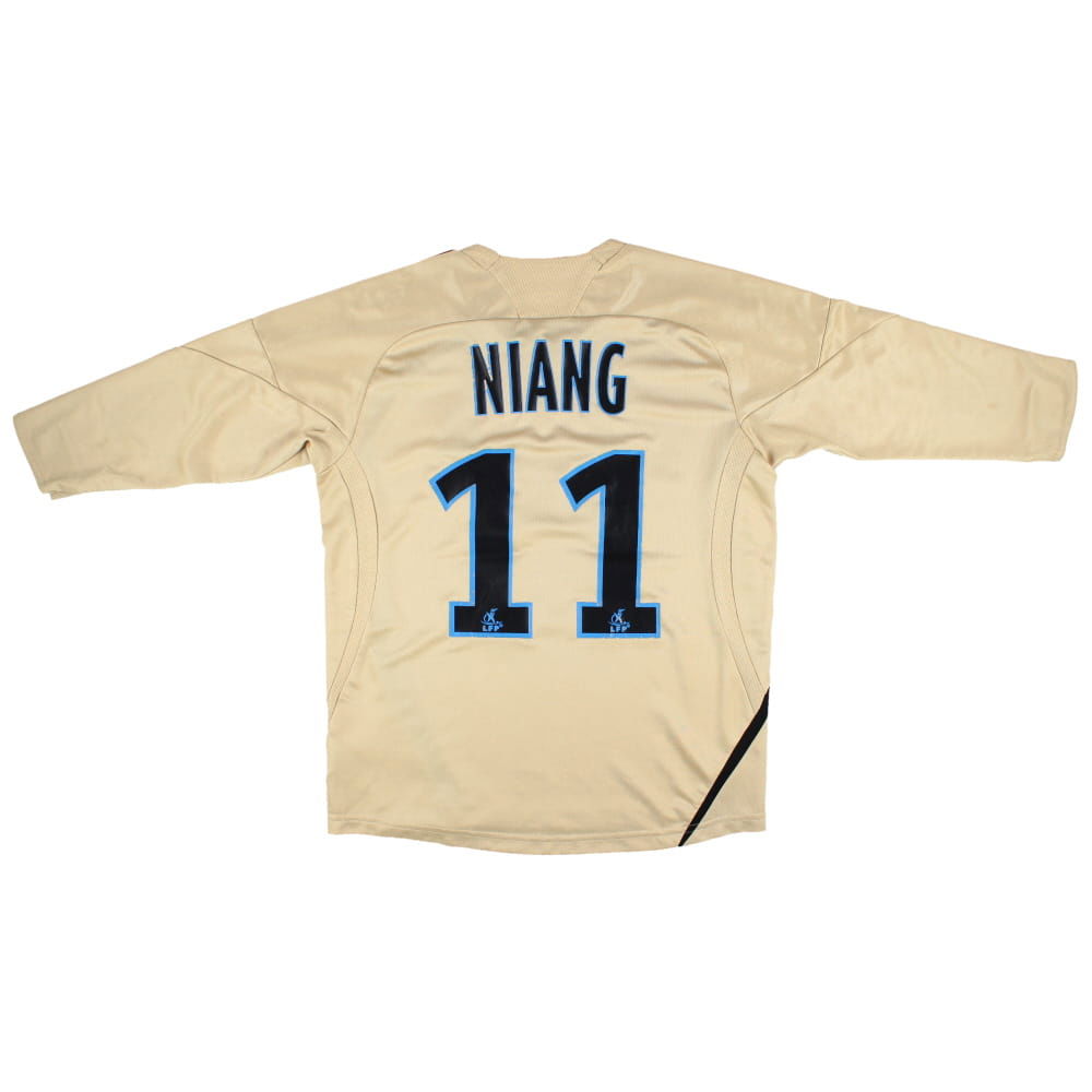 Marseille 2008-09 Long Sleeve Third Shirt (11-12y) Niang #11 (Good)