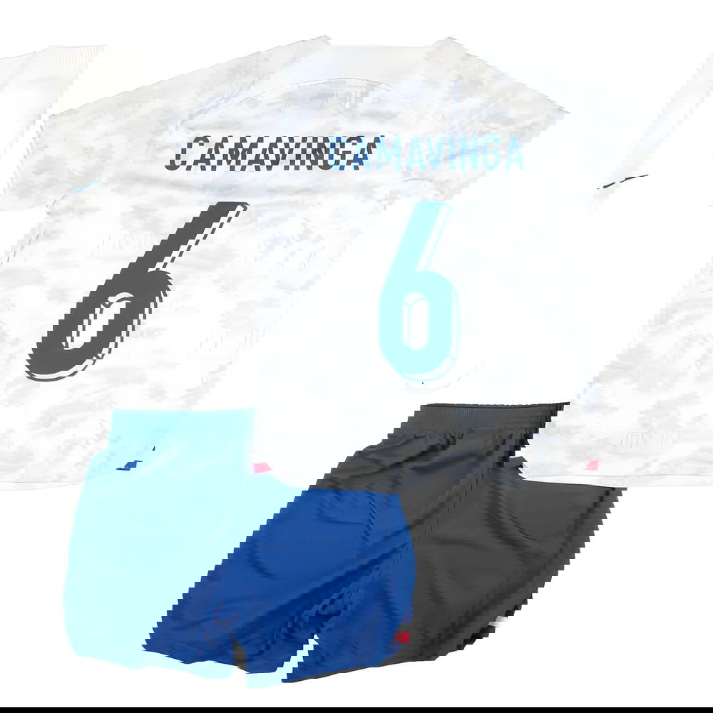 France 2022-23 Away Mini Kit (XLB) Camavinga #6 (BNWT)