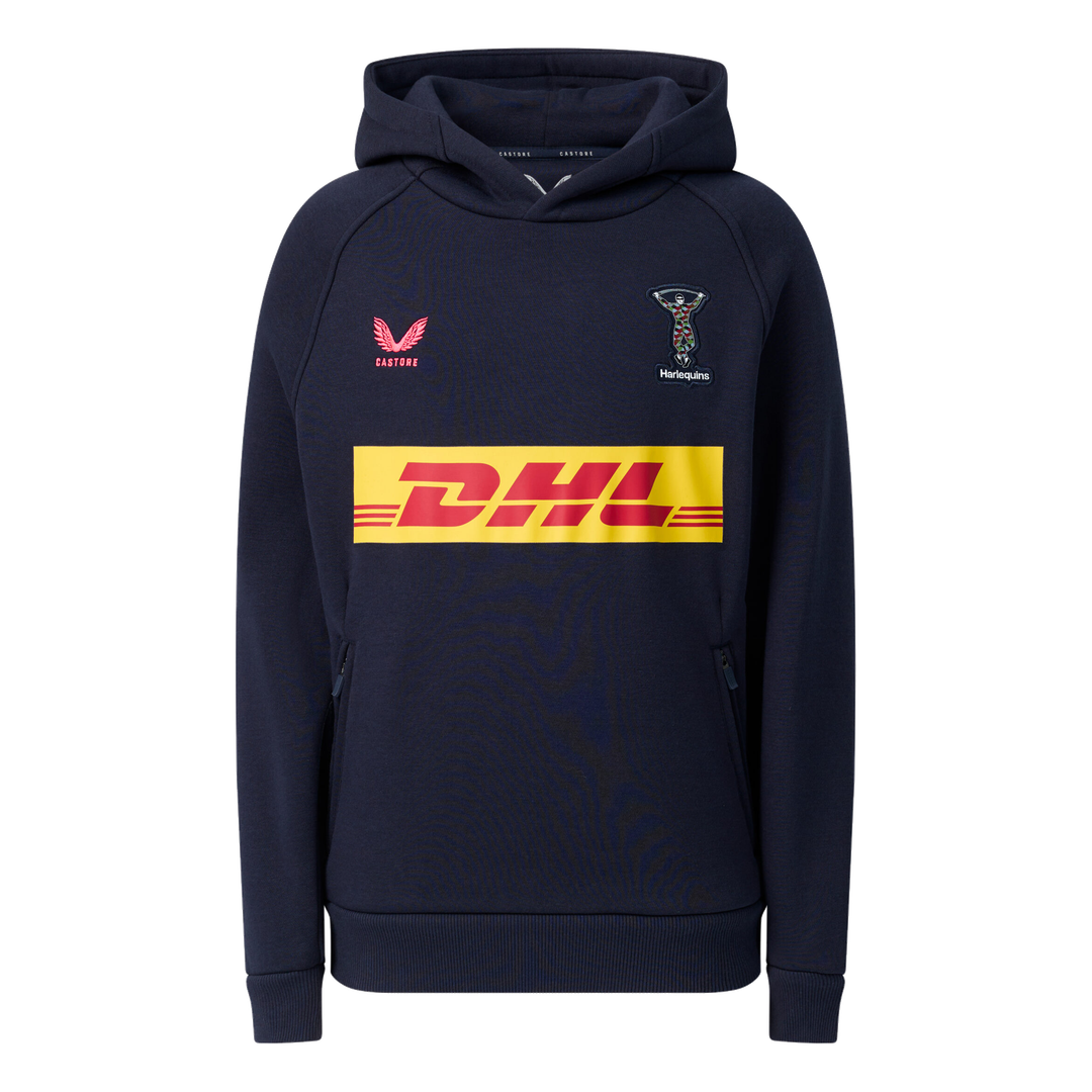 2026-2027 Harlequins Travel Hoodie (Navy)