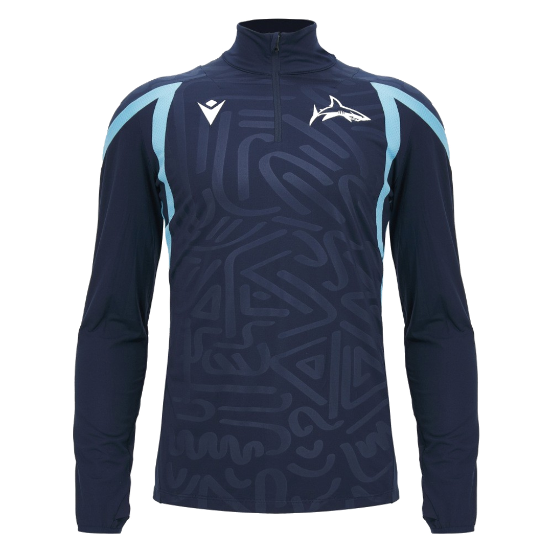 2026-2027 Sale Sharks Quarter Zip Training Top (Navy)