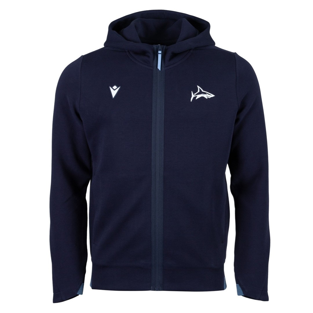 2026-2027 Sale Sharks Full Zip Travel Hoodie (Midnight)