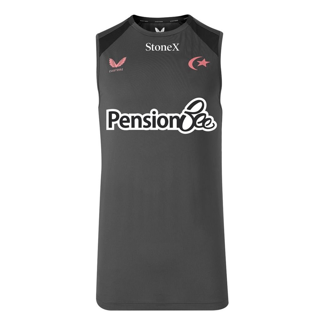 2026-2027 Saracens Rugby Training Vest (Gunmetal)