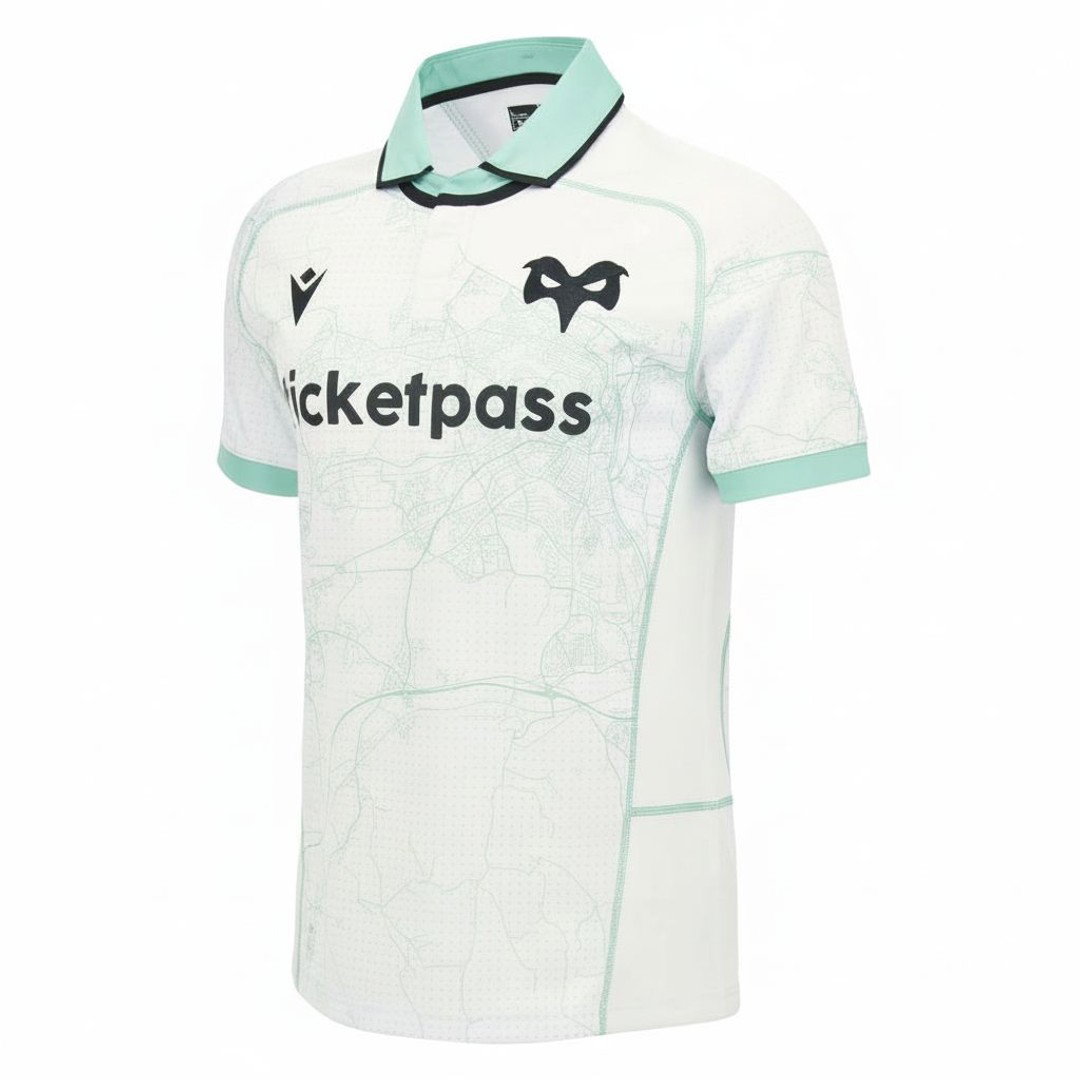 2026-2027 Ospreys Rugby Poly Away Shirt