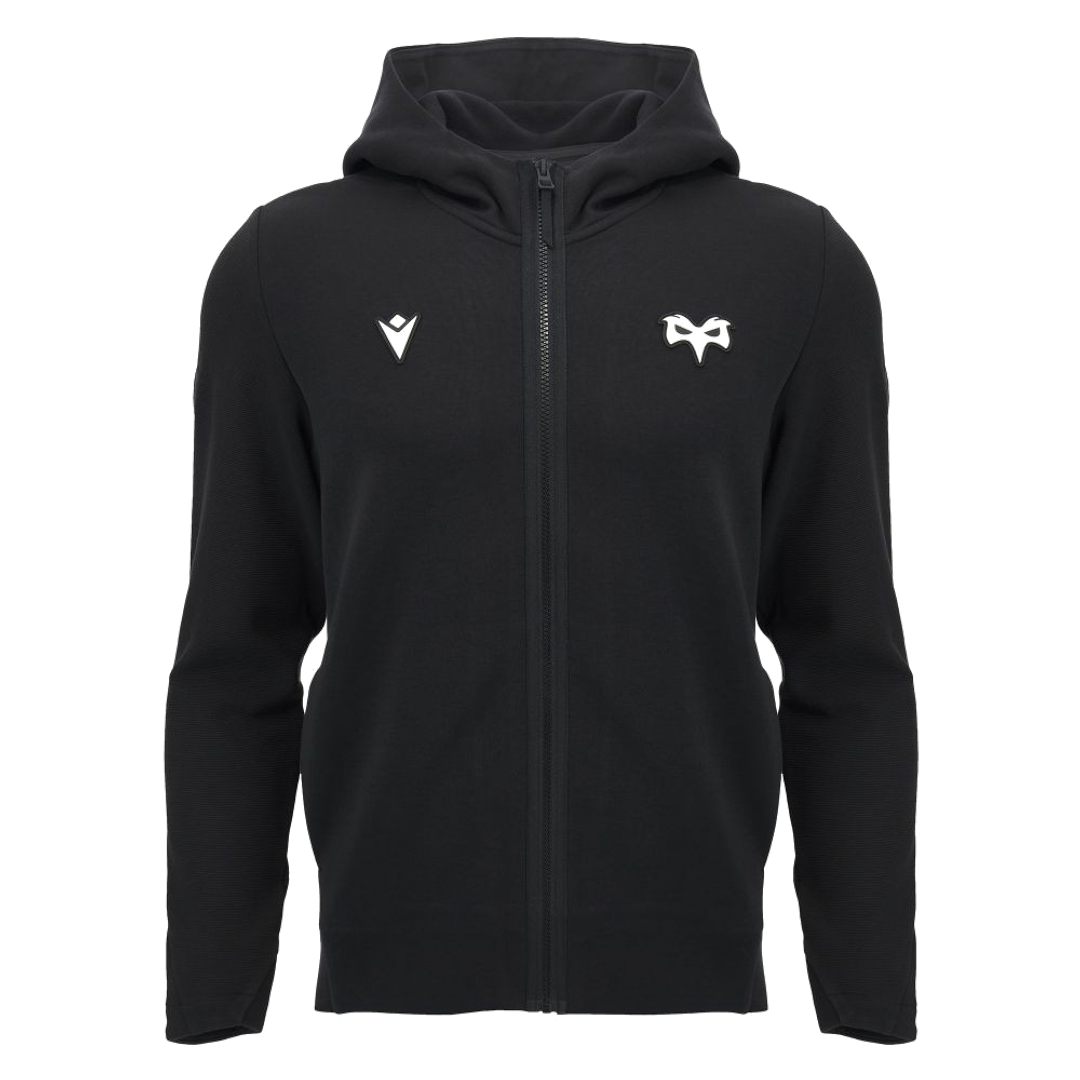 2026-2027 Ospreys Rugby Travel Full Zip Hoodie (Black)
