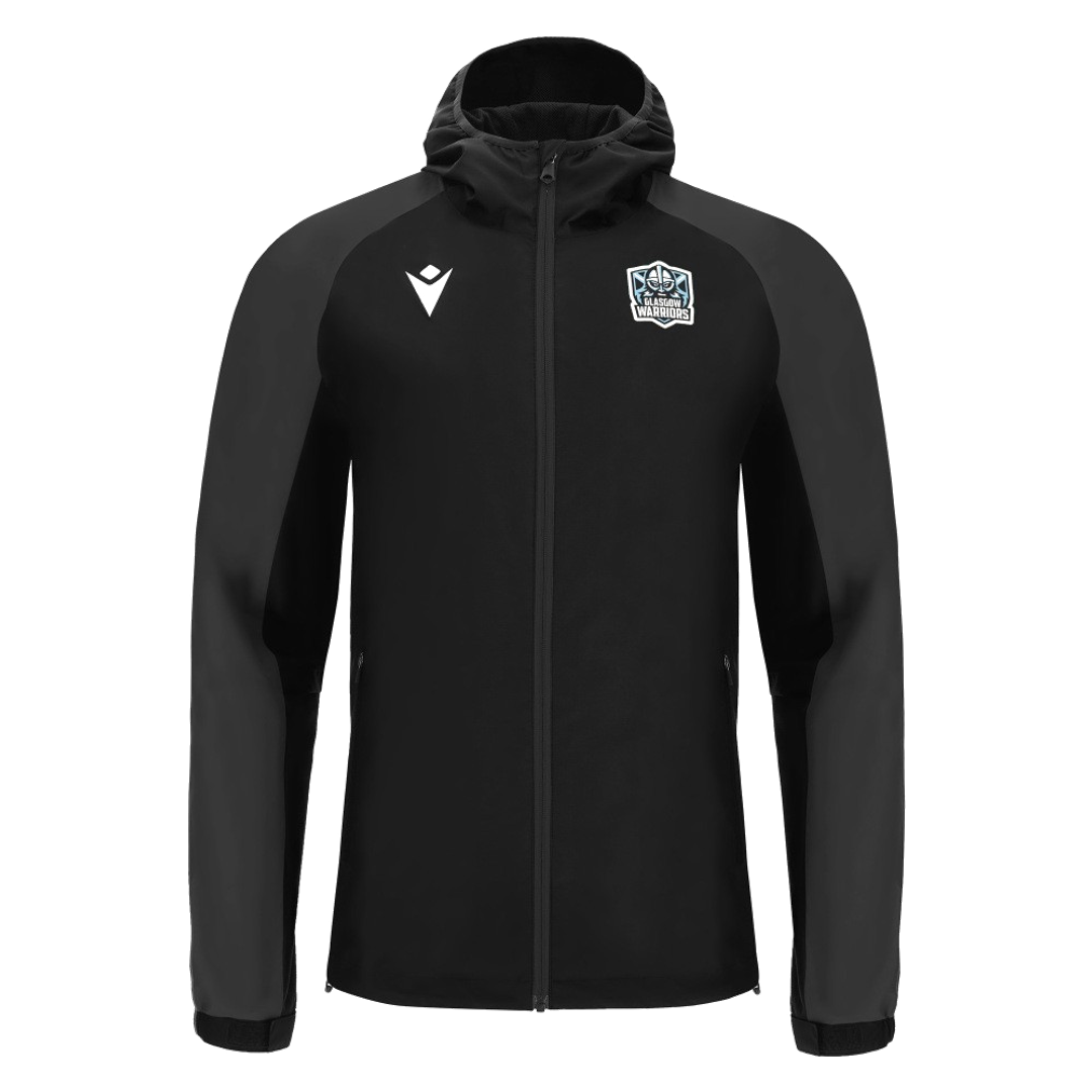 2026-2027 Glasgow Warriors Training Rain Jacket (Black)