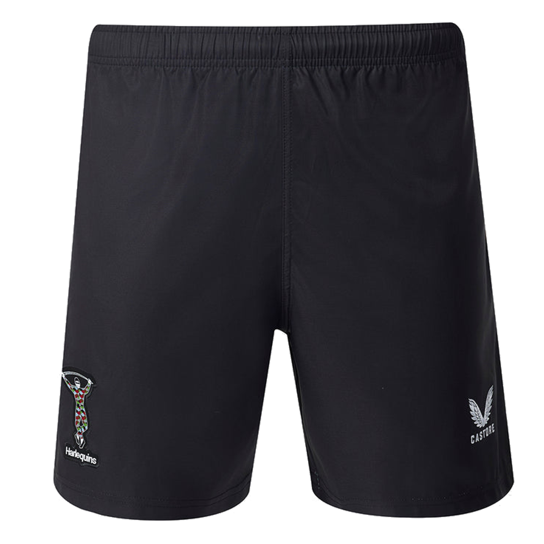 2026-2027 Harlequins Home Shorts (Black)