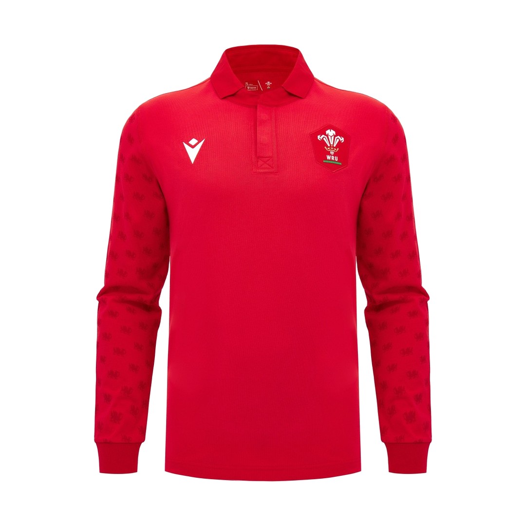 2026-2027 Wales WRU Rugby Home Cotton Long Sleeve Shirt