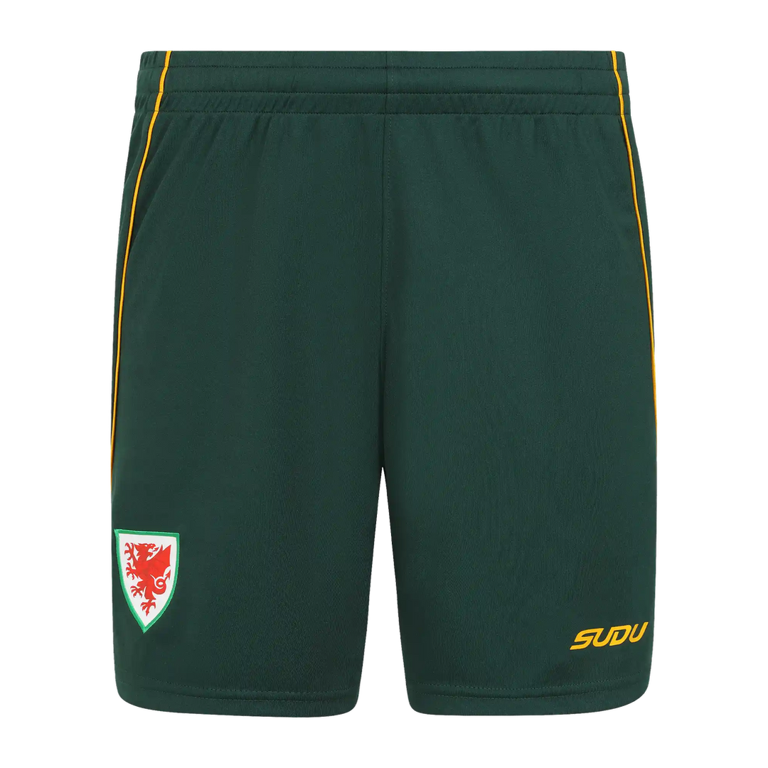 2026-2027 Wales Sudu Away Shorts (Green) - Kids