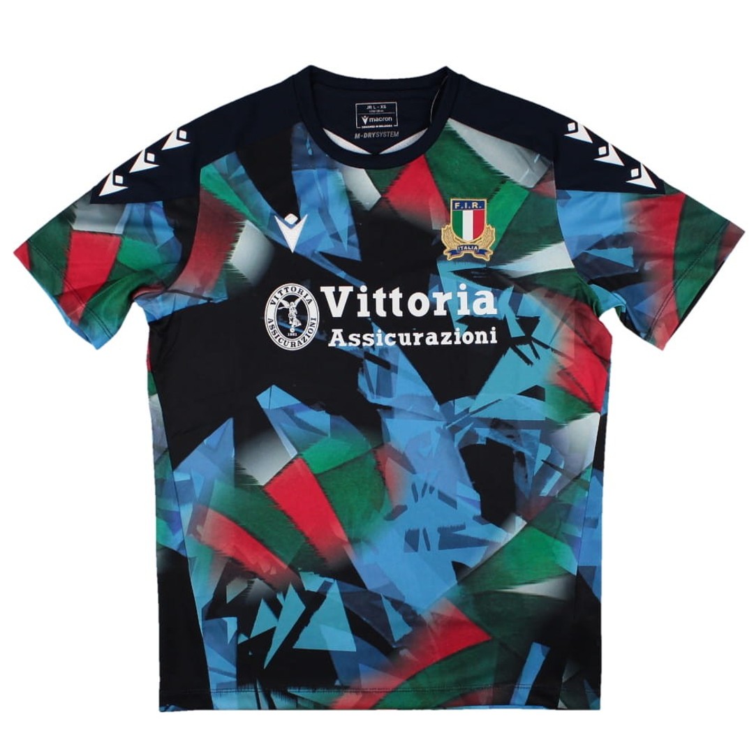 2026-2027 Italy Rugby Training Player Shirt (Navy) - Kids