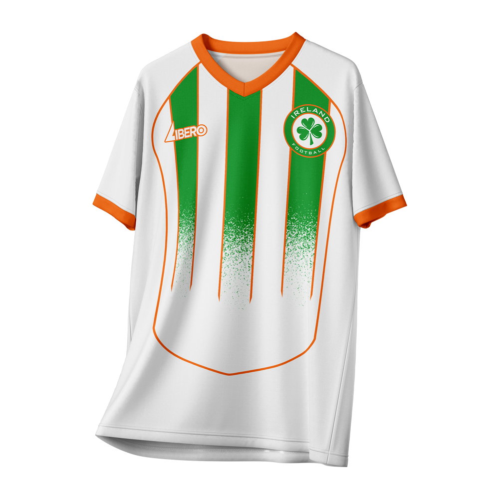 Ireland 1994 Away Vintage Style Concept Shirt Adult Short Sleeve