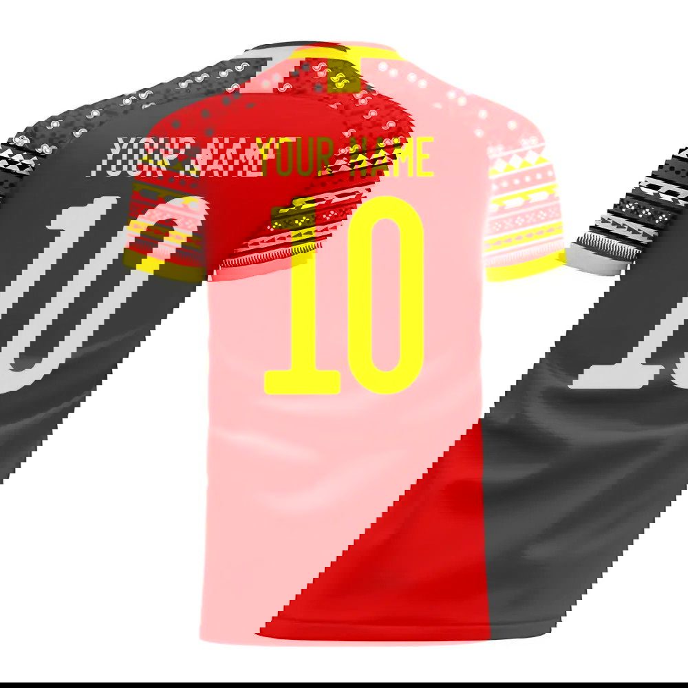 Belgium 2025-2026 Home Concept Football Kit (Libero) (Your Name)