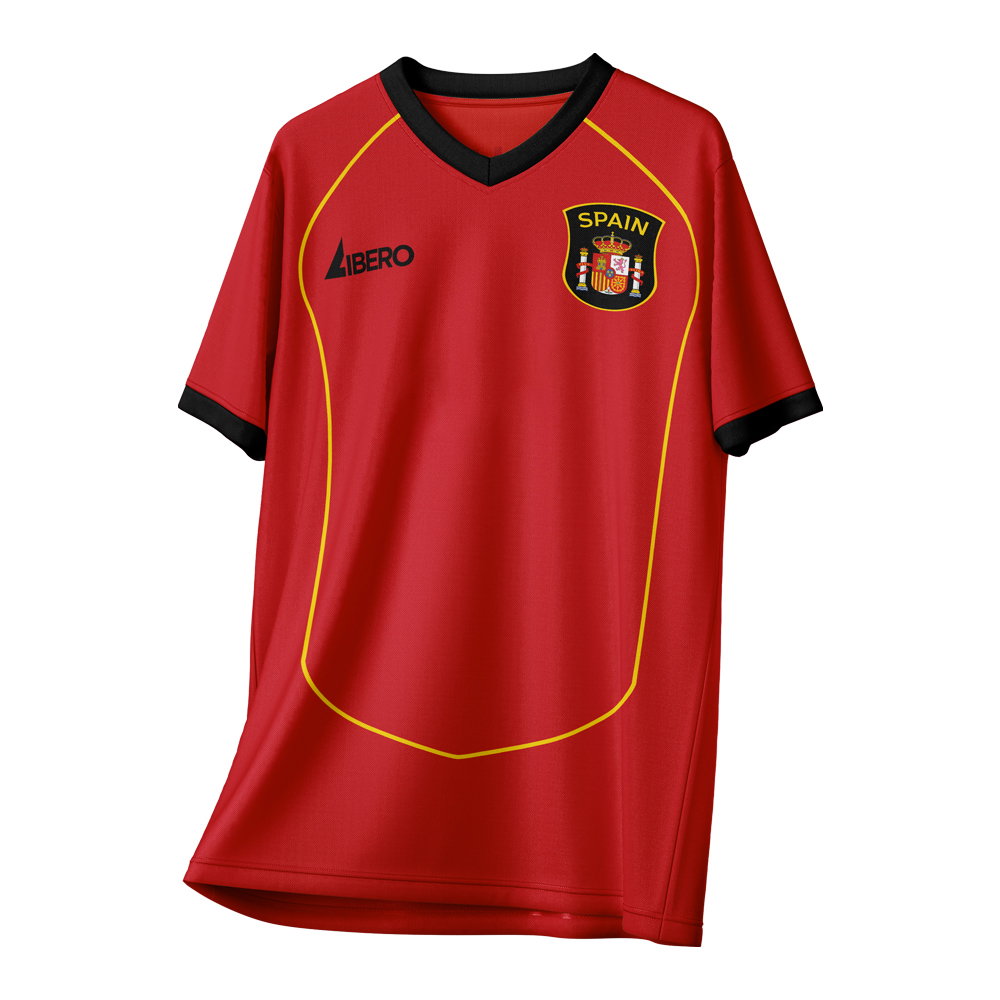 Spain 1990 Vintage Style Concept Shirt Kids Short Sleeve