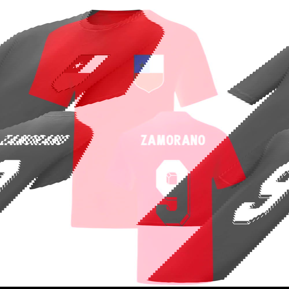 Ivan Zamorano Chile National Hero Tee (Red)