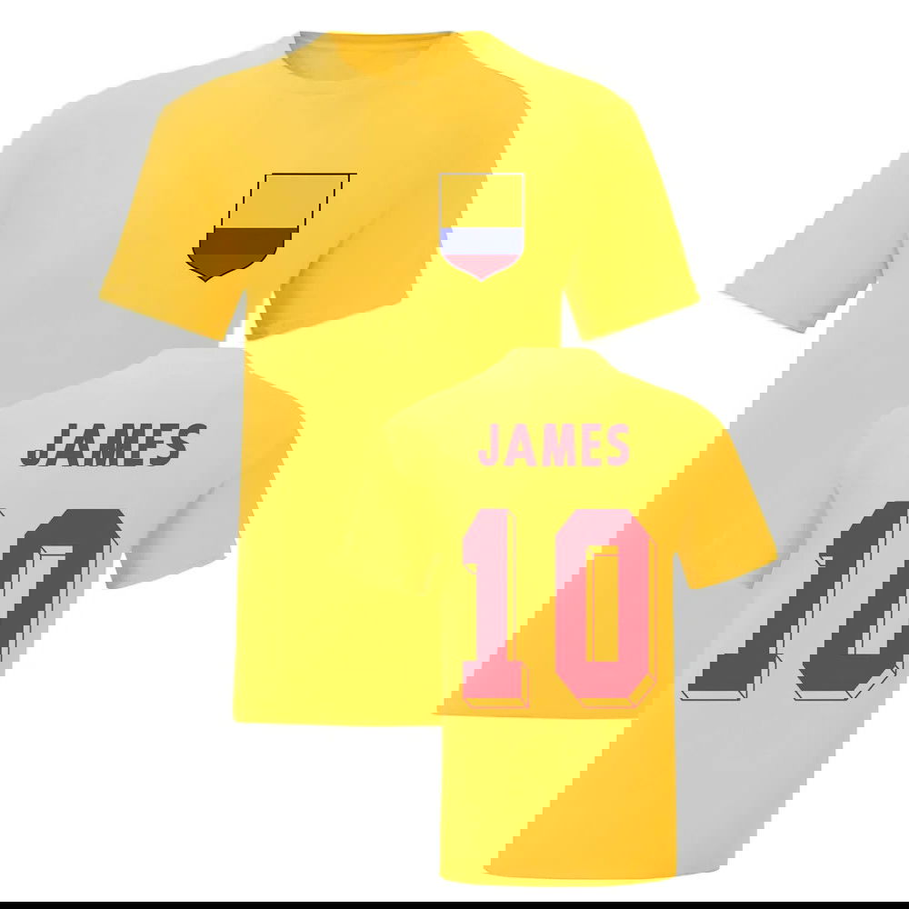 James Rodriguez Colombia National Hero Tee\'s (Yellow)