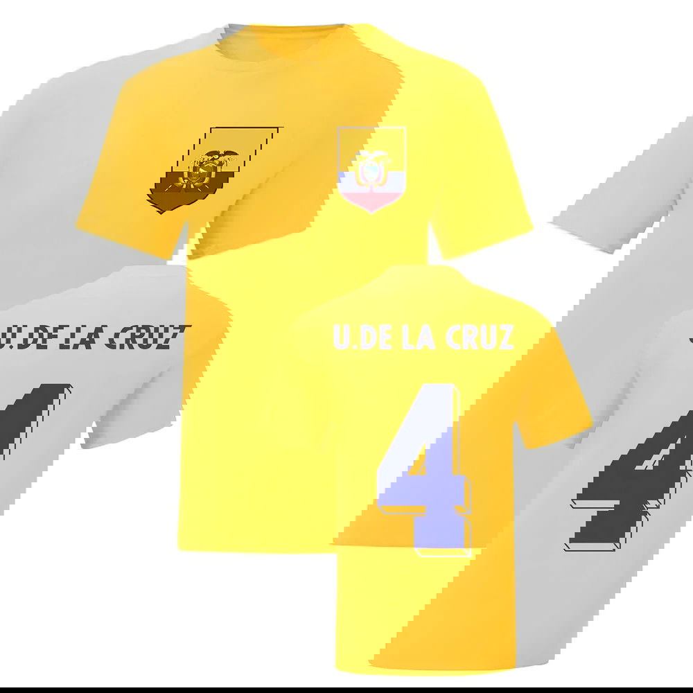 Ulises De La Cruz Ecuador National Hero Tee (Yellow)