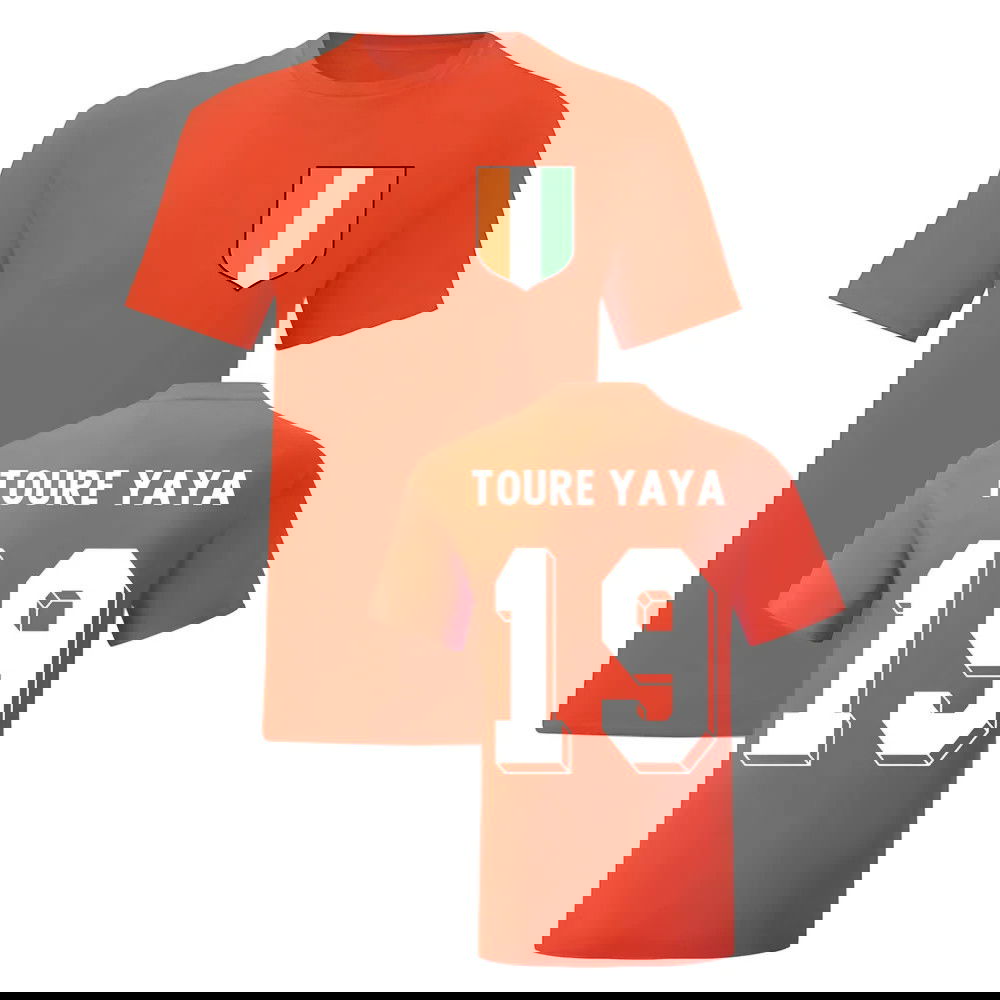 Yaya Toure Ivory Coast National Hero Tee (Orange)