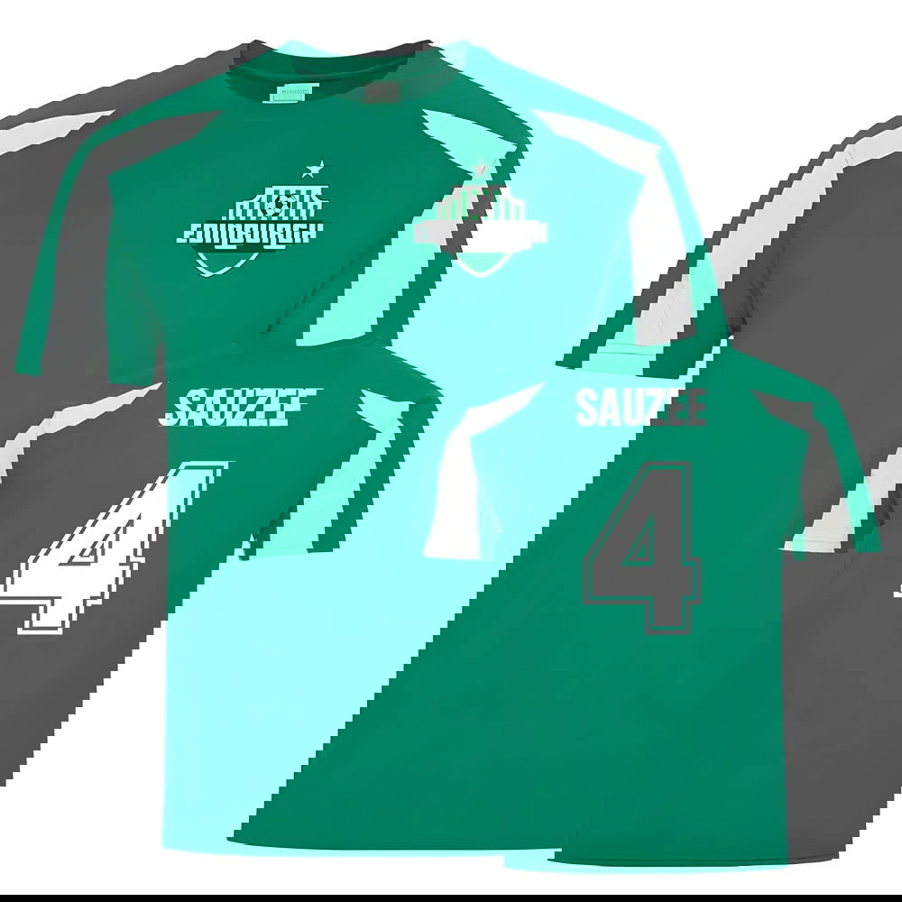 Franck Sauzee Hibs Sports Training Jersey (Green)