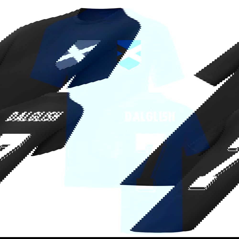 Kenny Dalglish Scotland National Hero Tee (Navy)