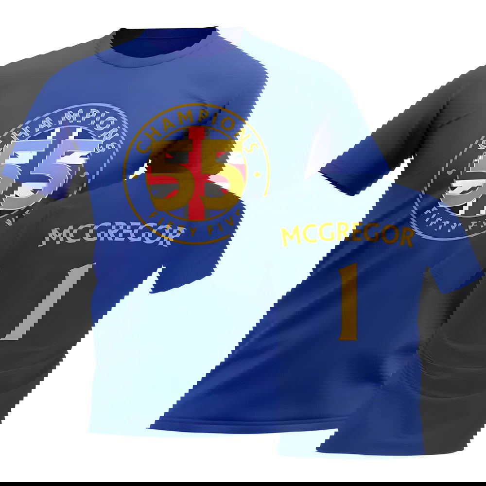 Allan McGregor 55 Times Champions T-Shirt (Blue)