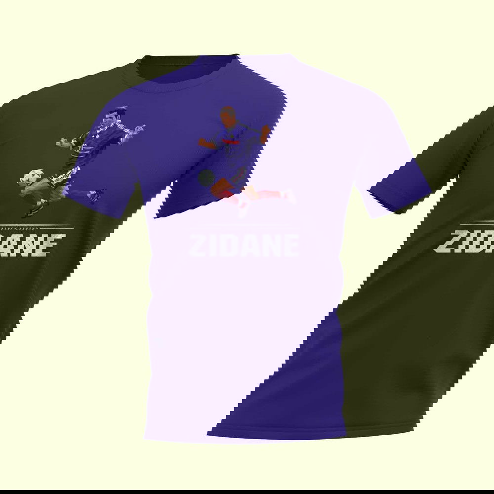 Zinedine Zidane Player T-Shirt (Blue)
