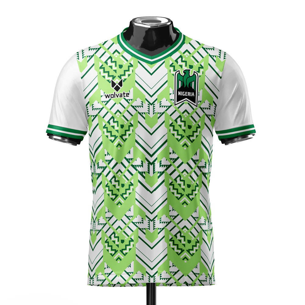 Nigeria DNA Concept Football Jersey (Wolvate) Adult Short Sleeve
