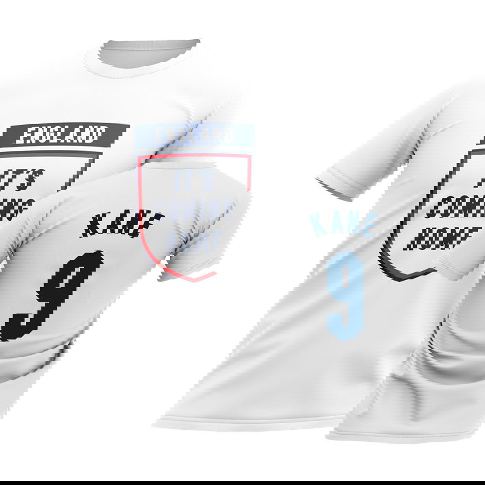 England Its Coming Home T-Shirt (Kane 9) - White