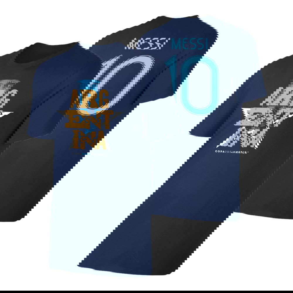 Argentina Qualifiers T-Shirt (Messi 10) Dark Blue