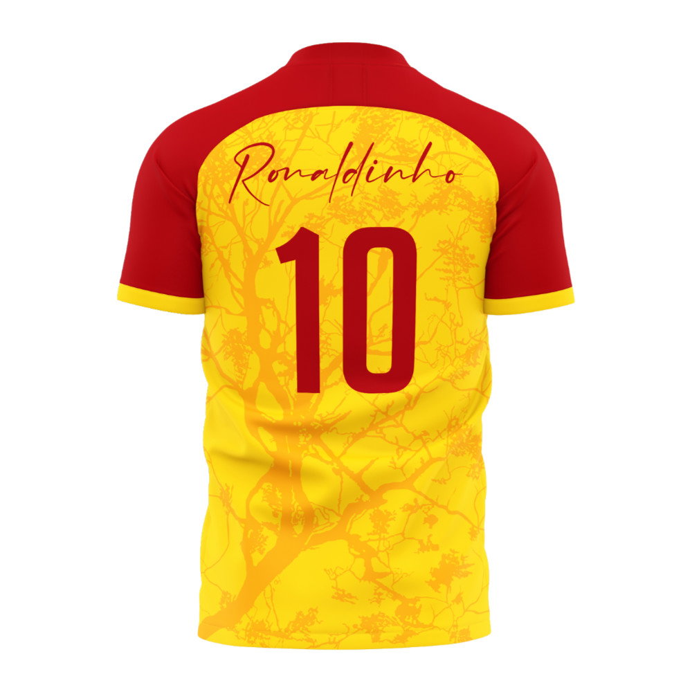 2026-2027 Ravenna RONALDINHO Home Concept Shirt (Yellow) Adult Short Sleeve