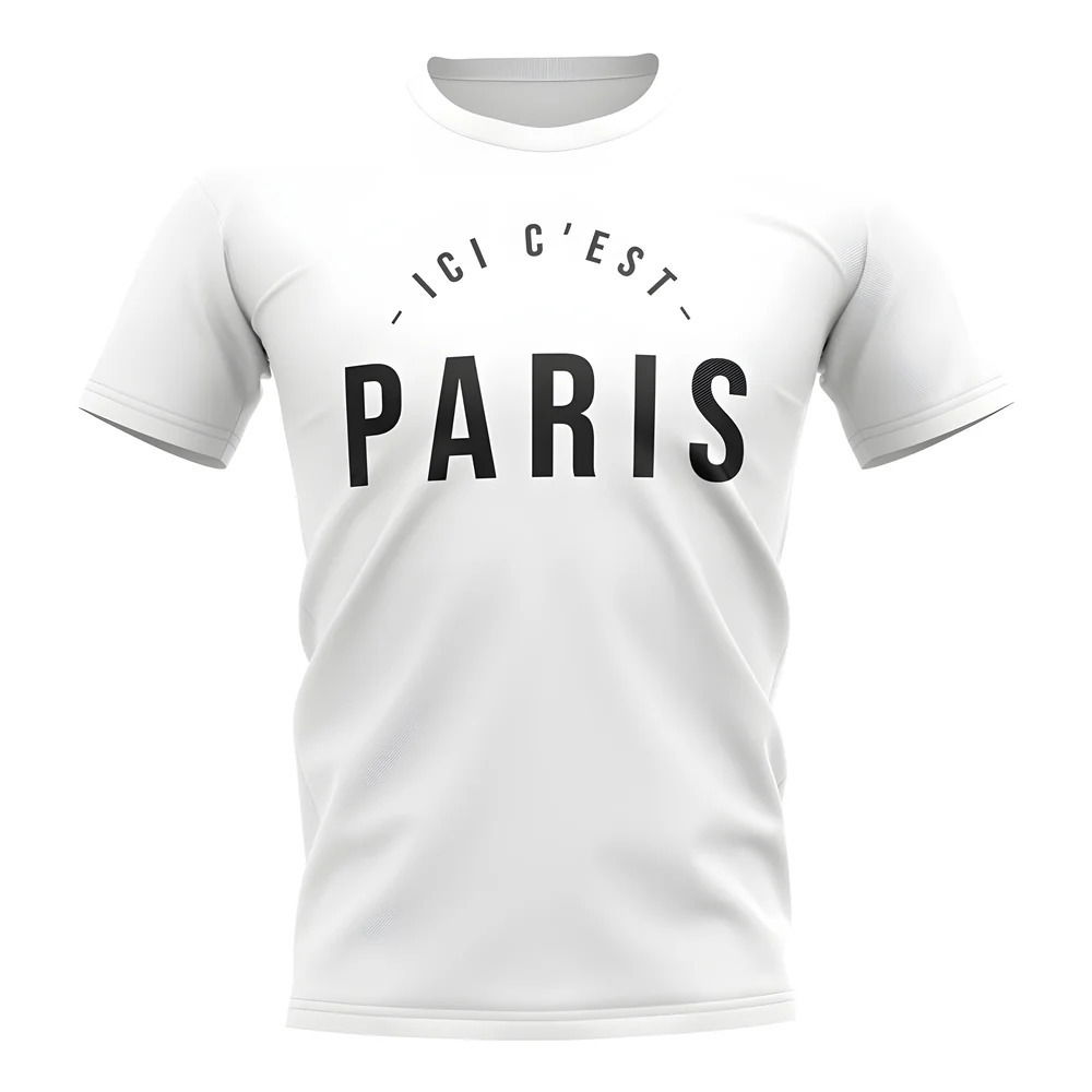 Messi Ici C\'est Paris T-Shirt (White)