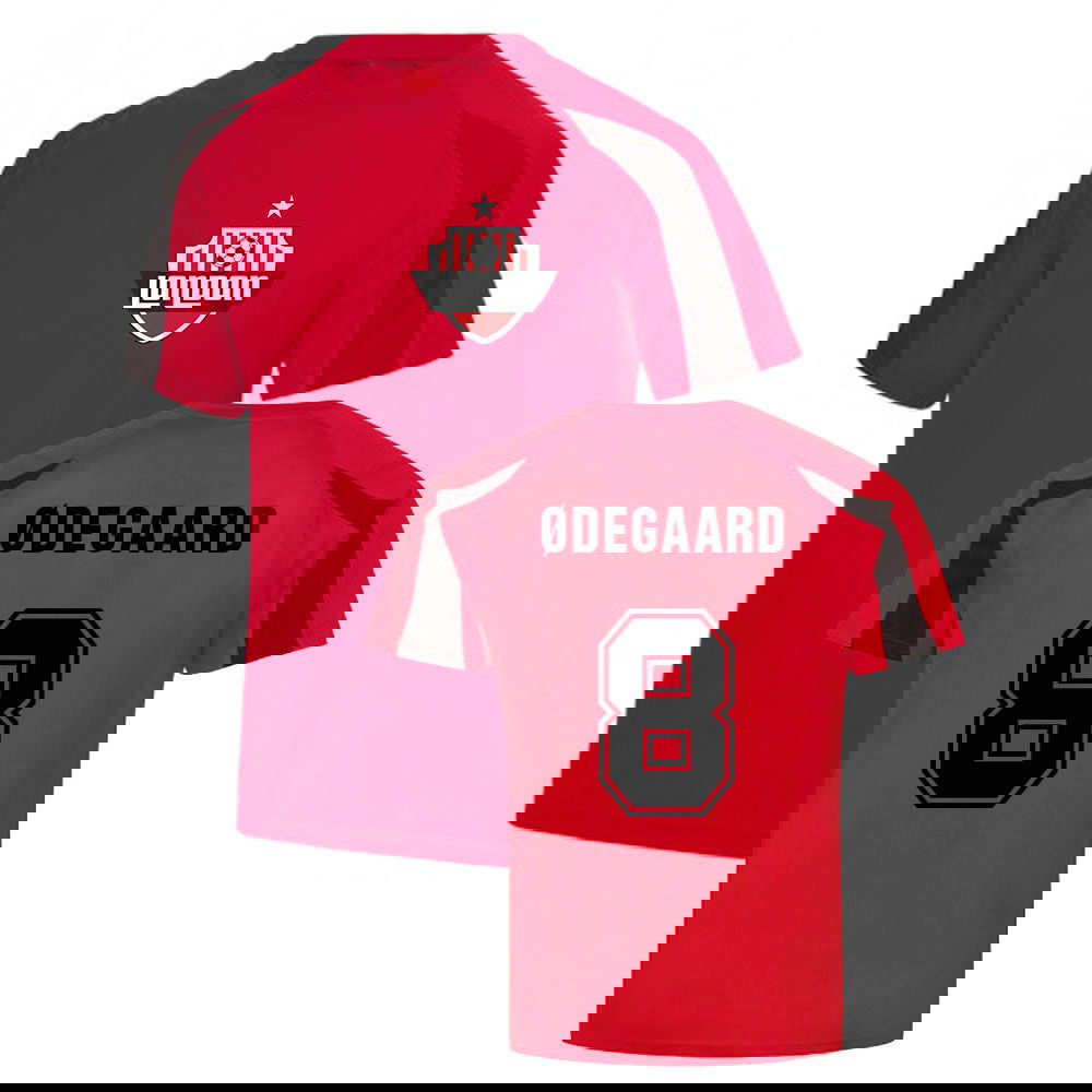 Martin Odegaard Arsenal Sports Training Jersey (Red)