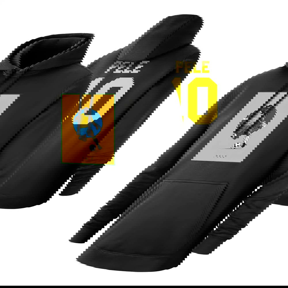 Pele Selecao footer with hood, black