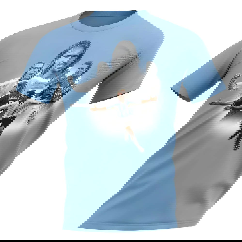 Gabriel Batistuta Collage Legend T-Shirt (Sky)