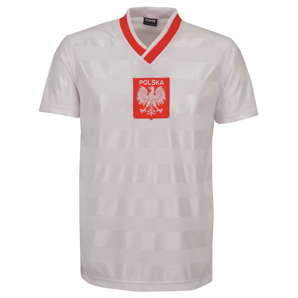 Poland 1986 Away Retro Football Shirt