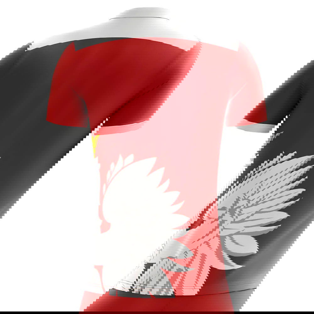 England Rugby Ball T-Shirt (White) - Ladies