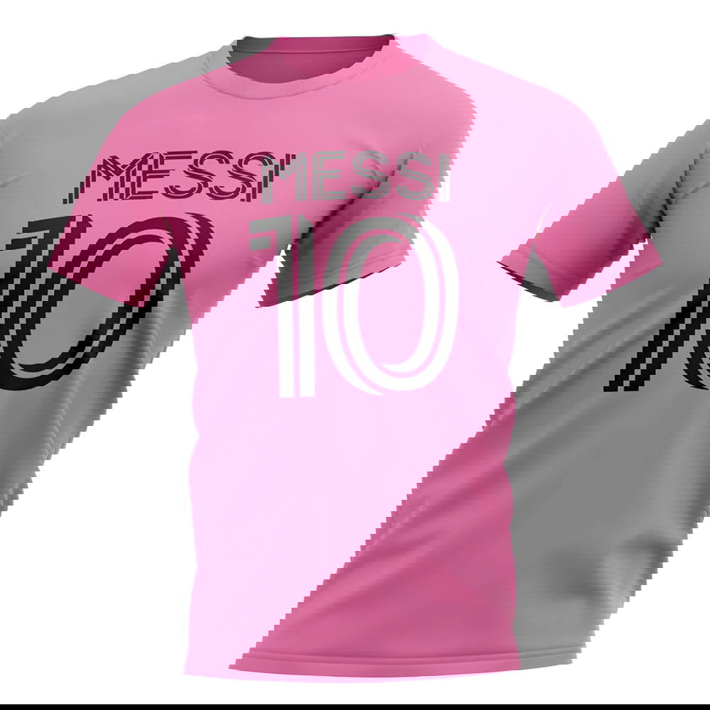 Messi 10 Miami T-Shirt (Pink)