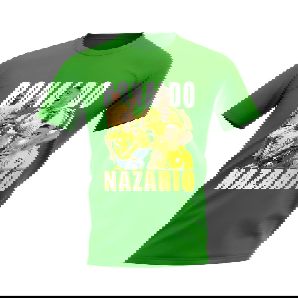 Ronaldo Nazario Bootleg T-Shirt (Green)