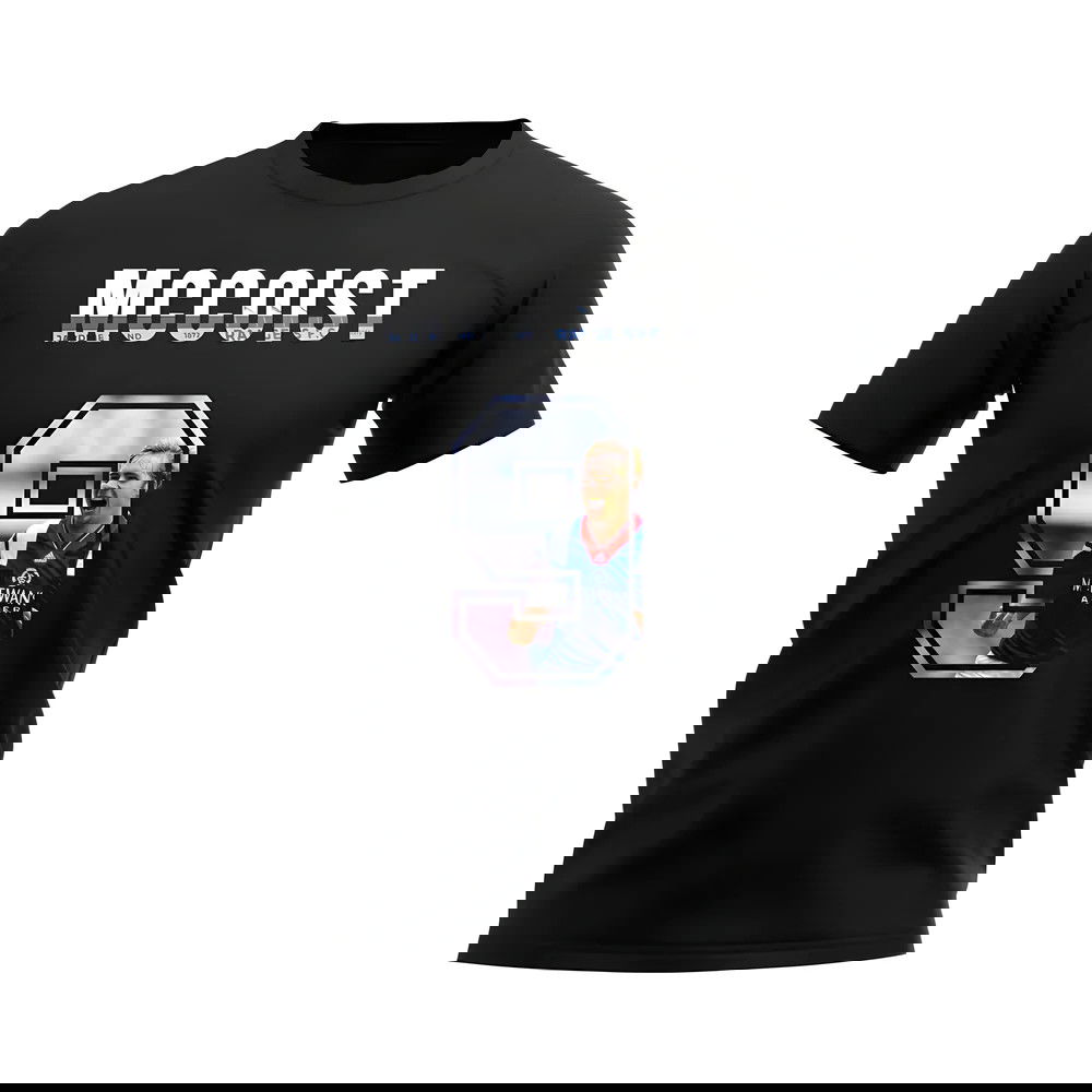 Ally McCoist Name and Number Rangers T-shirt (Black)