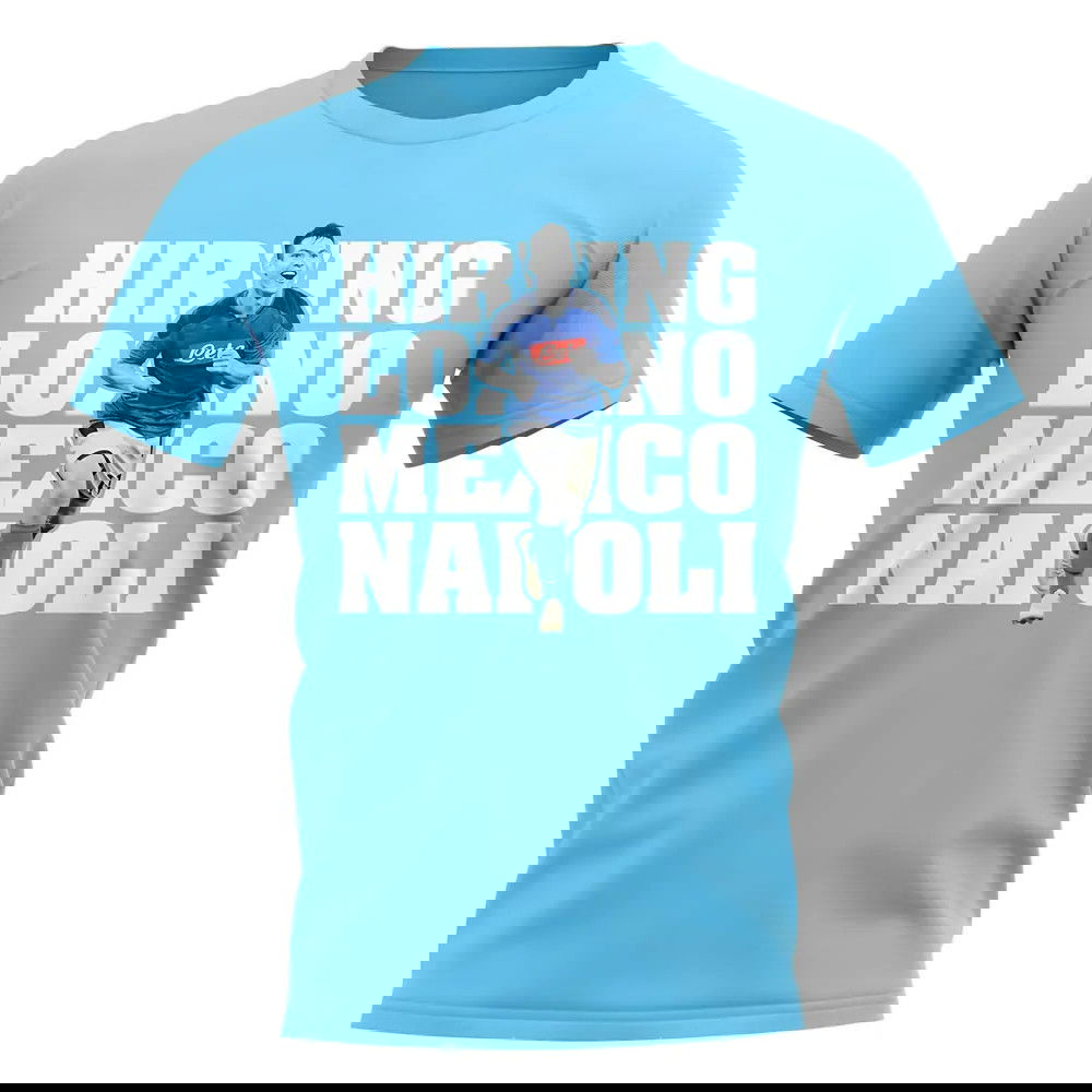 Hirving Lozano Napoli Player T-Shirt (Sky)