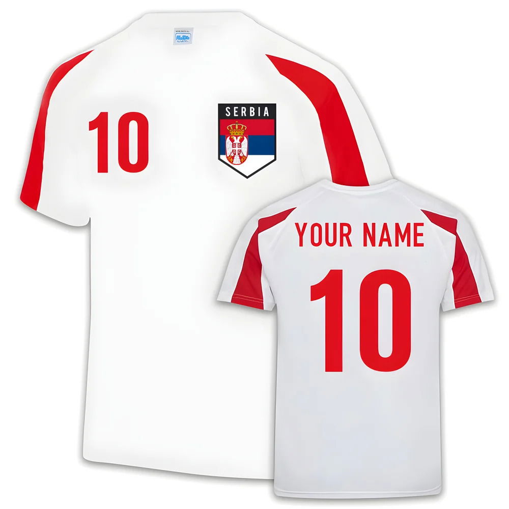 Serbia Sports Training Jersey (Your Name)