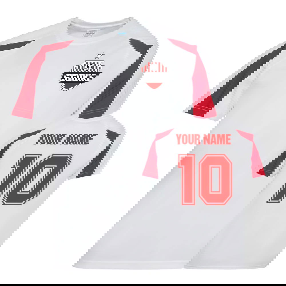 Your Name Stoke City Sports Training Jersey (White)