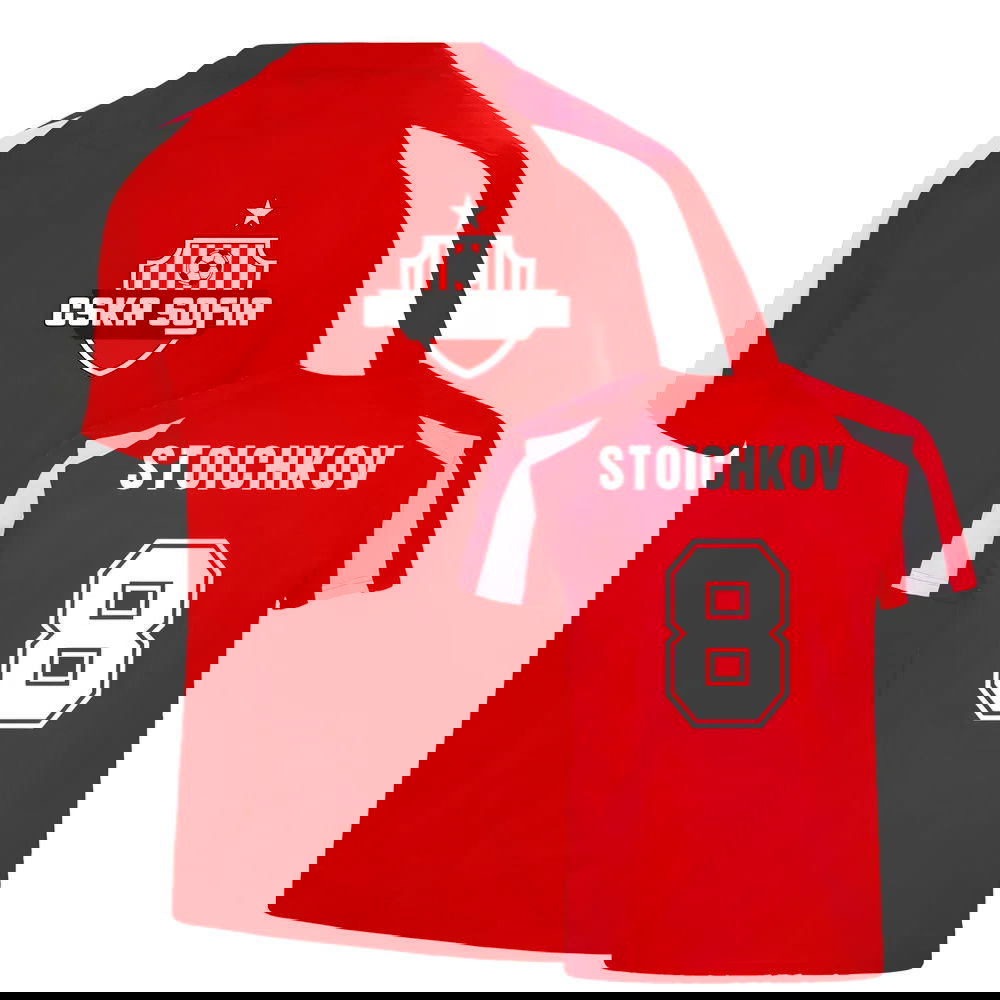 CSKA Sofia Sports Training Jersey (Hristo Stoichkov 8)