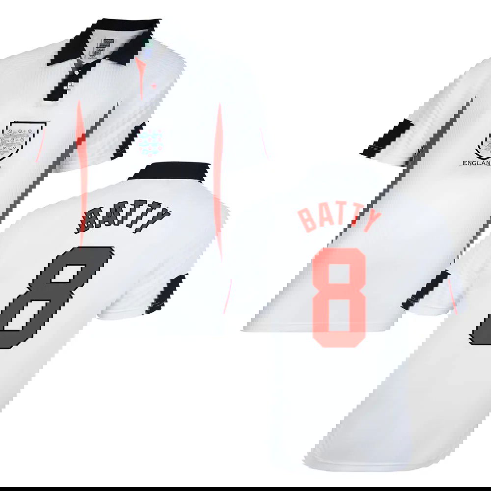 Score Draw England World Cup 1998 Home Shirt (Batty 8)