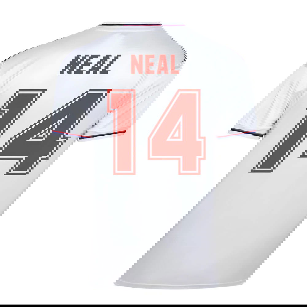 Score Draw England World Cup 1982 Home Shirt (Neal 14)